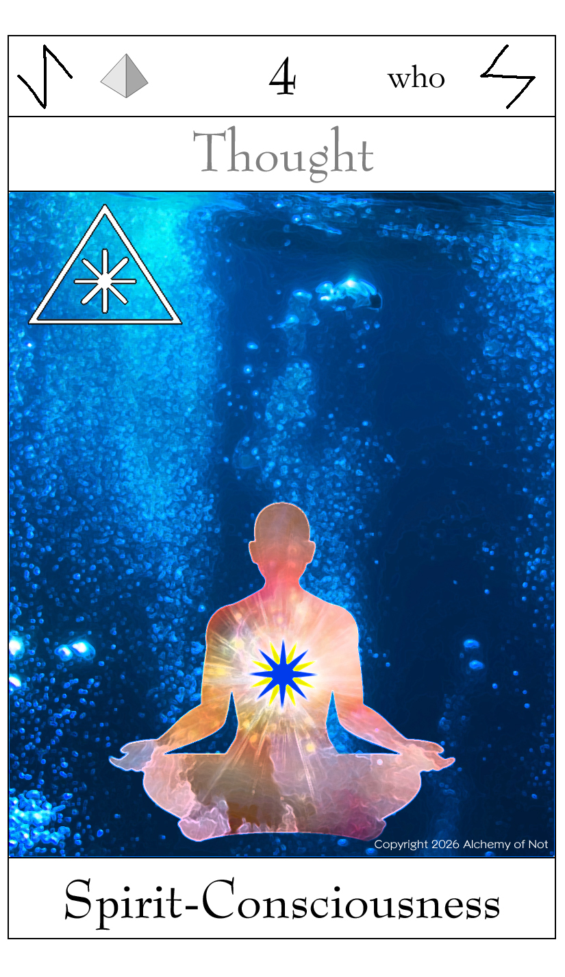 Not Tarot Card - Key 4: The Spirit-Consciousness